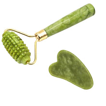 Load image into Gallery viewer, Gua Sha Massager Set for Face Care Jade Rollers Natural Stone Beauty
