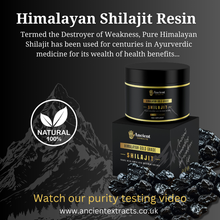 Load image into Gallery viewer, Organic Purified Himalayan Shilajit Resin Superfood (50g)
